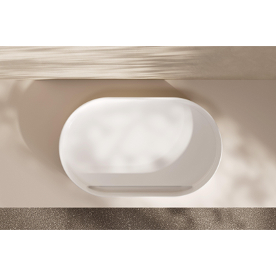 Hansgrohe Xuniva opzetwaskom - 65x40x12cm - rond - smartclean - wit