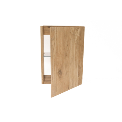Saniclass Holz Pure meuble lave-mains - 39.4x21.5x55cm - 1 porte - Chêne naturel