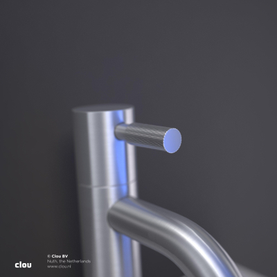 Clou Freddo 2 robinet lave-mains - version haute 19cm - inox brossé