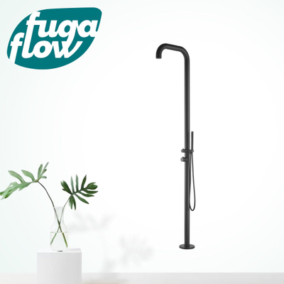 FugaFlow Eccelente Sobrado Original Douche de jardin à poser avec douchette noir mat