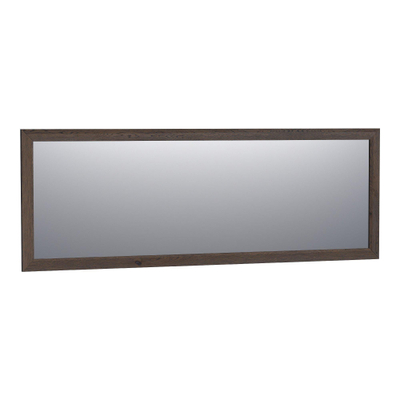 BRAUER Citrine miroir - 200x70cm - rectangulaire - lamelles chêne noir cadre