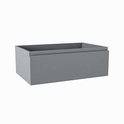 Mondiaz FOGE Meuble sous vasque - 70x45x25cm - 1 tiroir - softclose - 1 découpe au centre - Plata