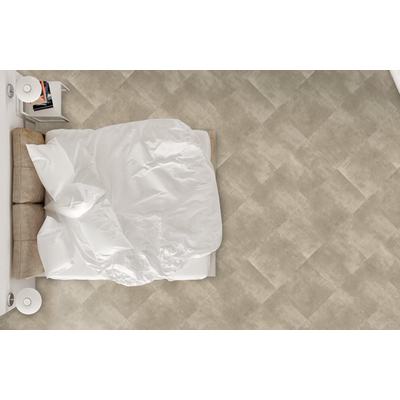 Terravito Davano carreau mural et de sol - 60x60cm - Carré - 9mm - rectifié - aspect béton - Loft taupe