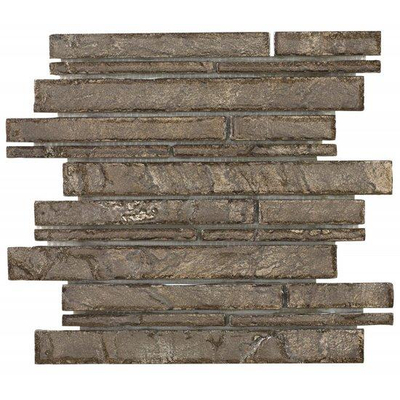 Dune Stone Mosaics Carreau mosaïque 30x30cm 10mm brillant Copper