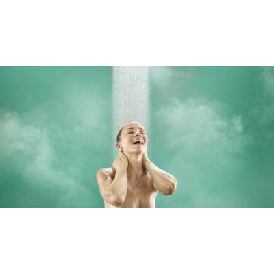 Hansgrohe Pulsify Ensemble de douche 65cm pommeau 10.5cm 3 jets Rleaxation Ecosmart Chrome