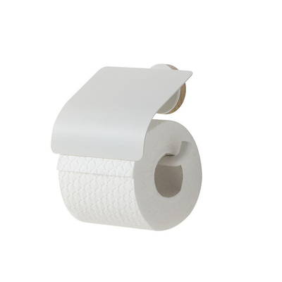 Tiger Urban Toiletrolhouder met klep Wit 13.8x12.6x4.5cm
