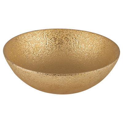 Differnz BRIGHT Vasque à poser - 36x14cm - émaillée - or