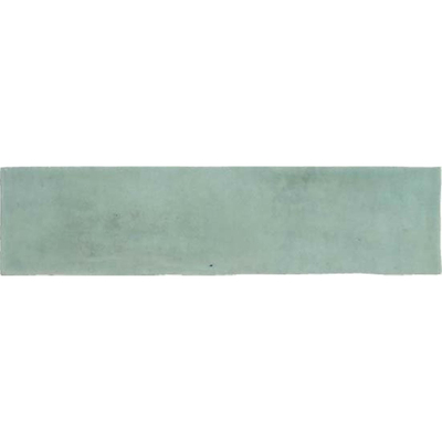 Douglas Jones Atelier Carrelage mural 6x25cm 10mm pâte blanche Vert D'Eau