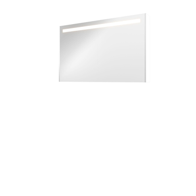 Proline Spiegelkast Premium met geintegreerde LED verlichting, 2 deuren 120x14x74cm Mat wit