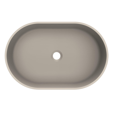 Arcqua Case vasque - ovale - 55x36cm - argile mate