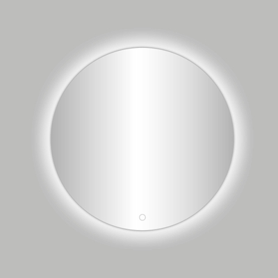 Best Design Ingiro miroir rond incl. éclairage led Ø 100 cm
