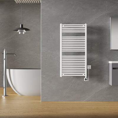 Wiesbaden Elara Elektrische radiator Smart WiFi - 118.5x60cm - glans wit