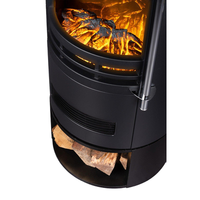 Eurom Orsa Sfeerhaard - Vrijstaand - 2000watt - 42x42x85cm - Zwart - beschadigd -OUTLET UDEN