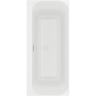 Villeroy & Boch Loop & Friends kunststof duobad acryl rechthoekig square - 170x75x47cm - Stone White (mat wit)