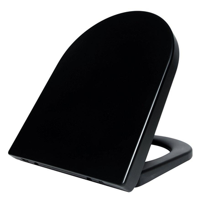 Wiesbaden Vesta Abattant WC softclose et quick release mat noir