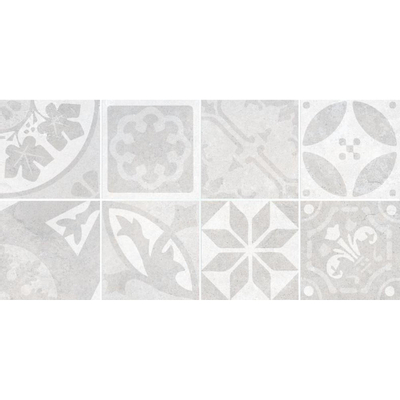 Rako Extra Decor-strip - 19.8x39.8cm - 7.0mm - Light grey