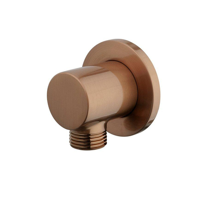 Wiesbaden Coude pour flexible de douche - rond - 1/2" - Bronze cuivre brossé