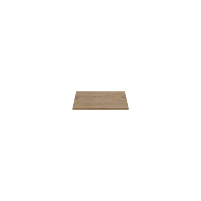 Fugaflow Eccelente Pietra Meuble sous-lavabo pour lavabo-fontaine - 40 x 55 cm - 1 porte - avec plateau supérieur - chêne