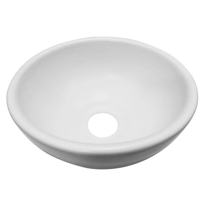 Wiesbaden Consilio Waskom rond - 20x9cm - keramiek - mat wit