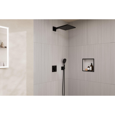 Hansgrohe Raindance E set de douche encastré - 30cm - 1 jet - noir mat