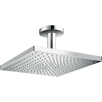 Hansgrohe Raindance e pomme de douche carrée e300 1jet m. montage au plafond 15.8cm 30x30cm blanc mat