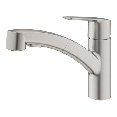 GROHE Start keukenmengkraan met handdouche Steel