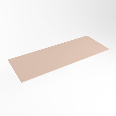 Mondiaz TOP 23 Plan sous vasque - 110x23.5x0.9cm - compatible comme plan de meuble - solid surface - Rosee