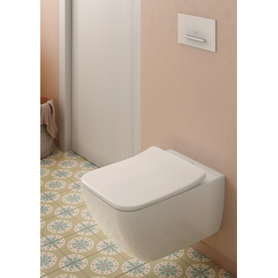 Villeroy & Boch Venticello closetzitting met deksel slimseat met softclose en quick release wit TWEEDEKANS