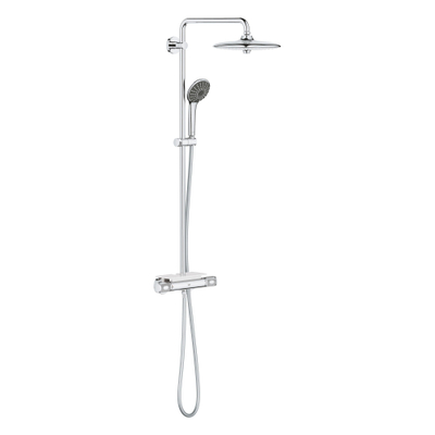 GROHE Vitalio Joy Regendoucheset Opbouw - hoofddouche 26cm - handdouche rond - chroom OUTLETSTORE