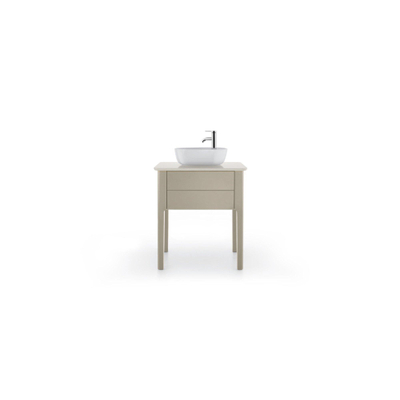 Duravit Luv Fontein - 42x27cm - 1 kraangat L en R - zonder overloop - glans wit