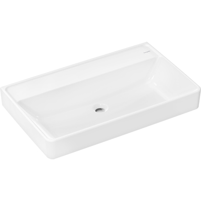 Hansgrohe Xanuia Q Lavabo/lave-mains - 80x48cm - sans trous de robinetterie - sans trop-plein - blanc brillant
