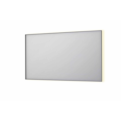 INK SP32 miroir - 140x4x80cm rectangulaire dans un cadre en acier incl LED indirecte - chauffage - changement de couleur - dimmable et interrupteur - inox brossé