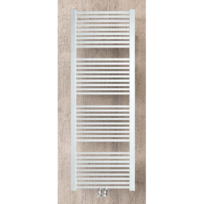 Instamat Rim Handdoekradiator, afm. H 1700 x L 600 mm, 6 aansl. ½", incl. wandconsoles, standaard wit OUTLETSTORE