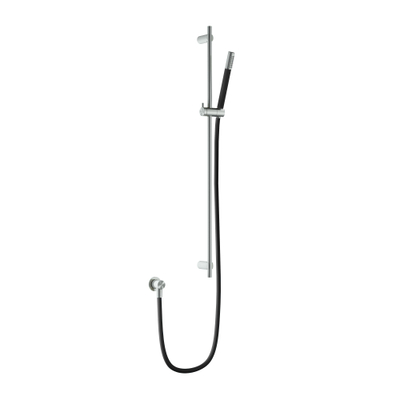 Hotbath Archie Barre de douche - 90cm - sortie murale - flexible de douche 1,5m - douchette - IX INOX316