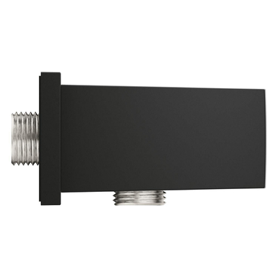 GROHE Euphoria Cube wandaansluitbocht - met houder - phantom black (zwart)
