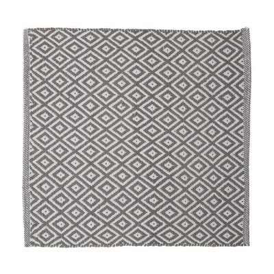 Sealskin trellis tapis de bain 60x60 cm en coton gris