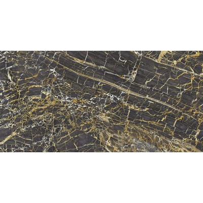 Cifre Cerámica Vloer- en wandtegel Black Golden Pulido 60x120 cm Gerectificeerd Marmer look Gepolijst Multi