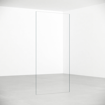 FugaFlow Eccelente Vetro Douche à l'italienne - verre clair - 140x200cm - 8mm - nano - profil encastré aveugle
