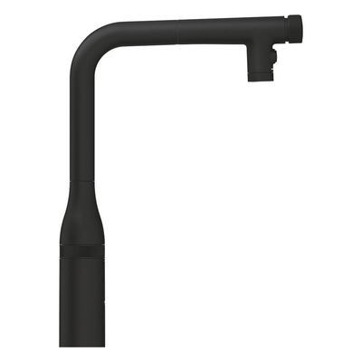 Grohe Essence SmartControl 1-gats Keukenkraan - uittrekbare uitloop - 2 straalsoorten - voorsprong 20.1cm - phantom black (zwart)