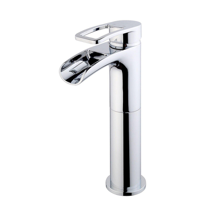 Xellanz Alegra mitigeur de lavabo cascade haut chrome