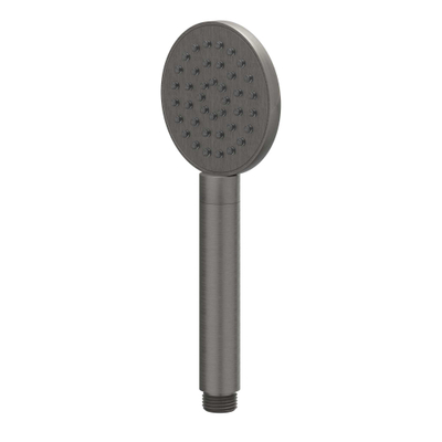 IVY Bond ensemble de douche pluie apparent – douche de tête slim Ø 25 cm – douchette satin spray – barre de douche – metal noir brossé