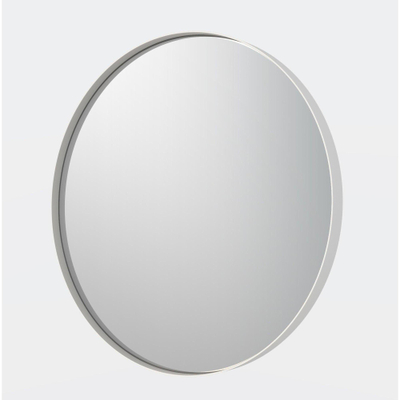 FugaFlow Eccelente Arredo Miroir rond 60cm cadre blanc mat