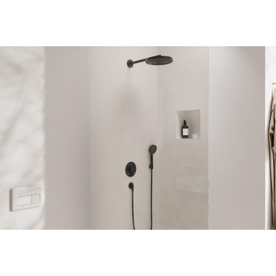 Hansgrohe Pulsify S set de douche encastré - 26cm - brushed black chrome (noir)