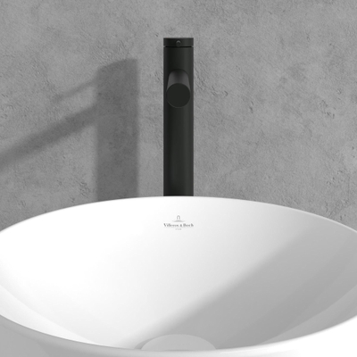 Villeroy & Boch Loop & Friends ensemble de robinet à levier unique rehaussé - noir mat