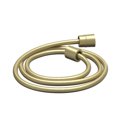 IVY Pact Ensemble de douche de pluie - encastré - symmetry - 2 robinets d'arrêt - bras de plafond 30cm - tête de douche medium 30cm - barre de douche avec sortie - flexible de douche 150cm - douchette satin spray - Or brossé mat PVD