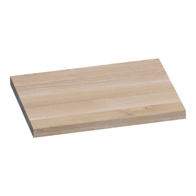 BRAUER Ocean Medium topblad - 60x46x4cm - lamellen eiken wit
