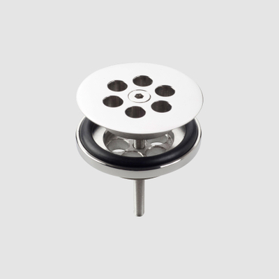 Clou Wash Me bouchon pour bonde pour obturateur d'eau en silicone inox Chromé