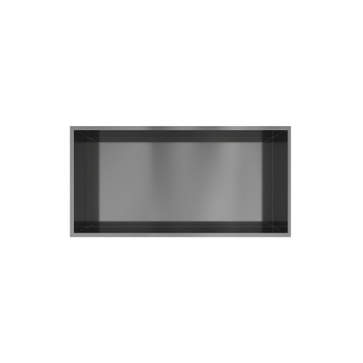 Hotbath &MORE Inbouwbox of inbouwnis - 30x60x10 - PVD - geborsteld gunmetal (antraciet)