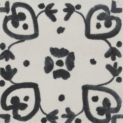Ceralto Ricordo Marmo Vloertegel - 15x15cm - 10mm - glans - NERO