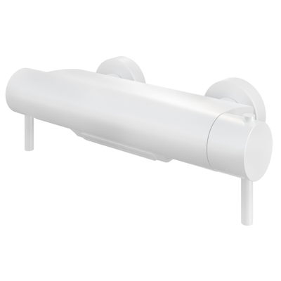 Hotbath Buddy /Buddy - thermostatische badmengkraan - met cascade uitloop - mat wit